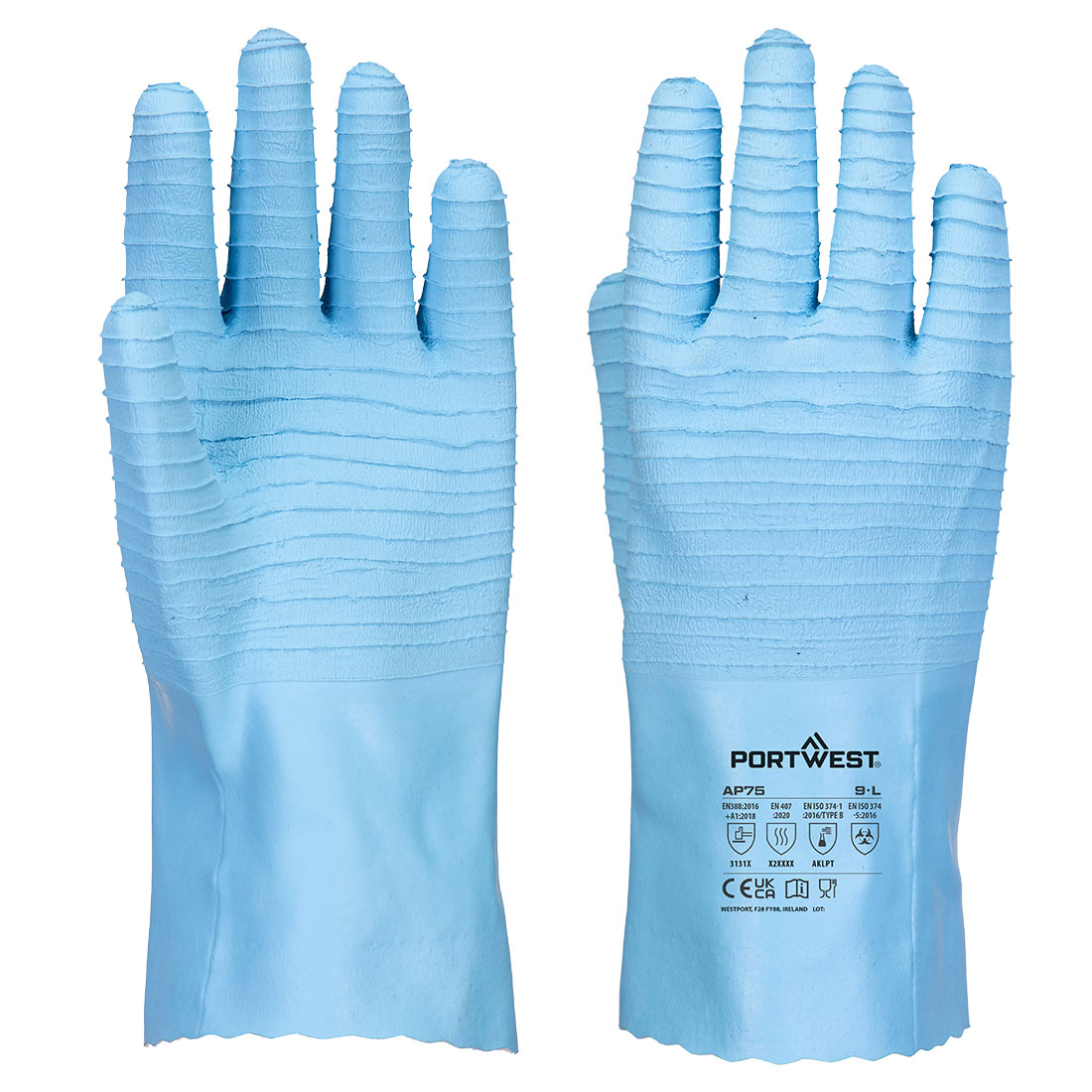 Portwest FD vegyszerálló B Latex kesztyű